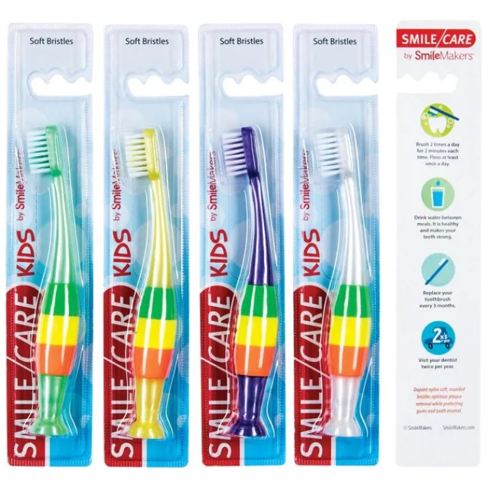 Toothbrushes | Dental Practice Essentials<SmileCare ™ Youth Fun Grip Toothbrush - Toothbrushes from SmileMakers