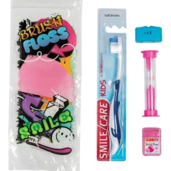 Ready-to-go Dental Kits | Dental Kits<SmileCare Youth Graffiti Dental Basic Zippered Bag Dental Kits - Dental Kits from SmileMakers
