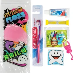 Dental Kits | Dental Practice Essentials<SmileMakers SmileCare™ Youth Grafitti Premium Zippered Bag Dental Kits - Dental Kits From