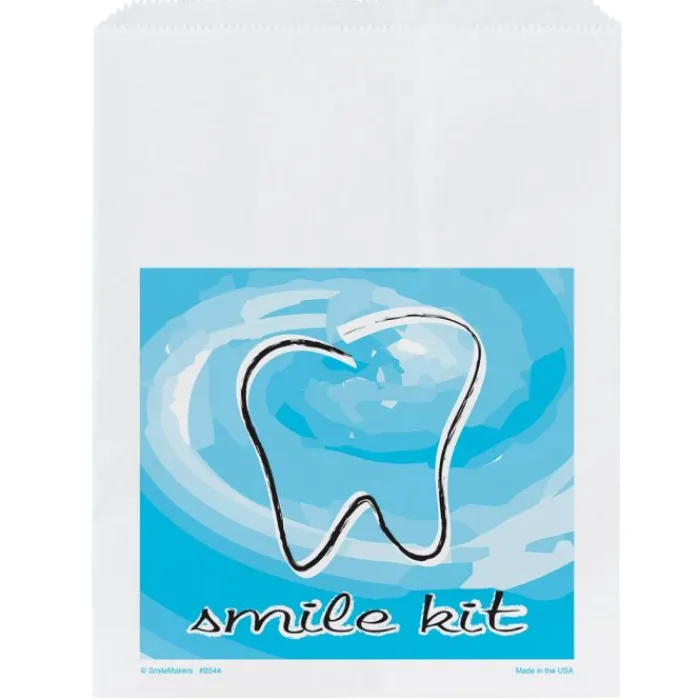 Dental Kits | Dental Practice Essentials<SmileCare ™ Youth Paper Bag Dental Kits - Dental Kits from SmileMakers