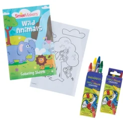 Toys<SmileMakers Wild Animal Coloring Value Pack - Coloring Books from