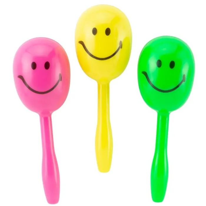 Toys<SmileMakers Smiley Maracas - Noisemakers from
