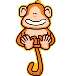 Wall Decals<SmileMakers Smiling Monkey Wall Decal - Office Decor from
