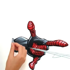 Wall Decals<SmileMakers Spider-Man Miles Morales Giant Wall Decals - Office Décor from
