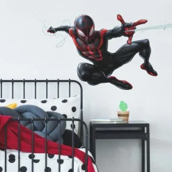 Wall Decals<SmileMakers Spider-Man Miles Morales Giant Wall Decals - Office Décor from