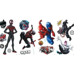 Wall Decals<SmileMakers Spider-Man Miles Morales Wall Decals - Office Décor from