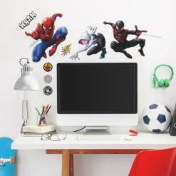 Wall Decals<SmileMakers Spider-Man Miles Morales Wall Decals - Office Décor from