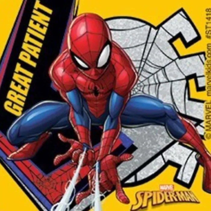 Patient Stickers | Dental Stickers<SmileMakers Spider-Man™ Patient Stickers - Character Stickers from