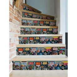Wall Decals<SmileMakers Star Wars Comic Books Peel & Stick Border - Office Décor from