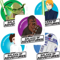 Character Stickers<SmileMakers Star Wars Galaxy of Adventures Stickers - Stickers from