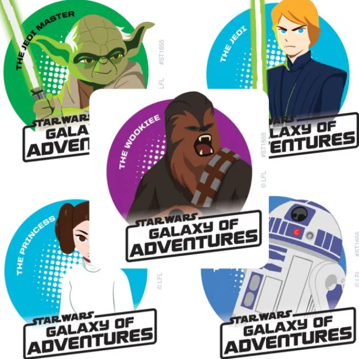 Character Stickers<SmileMakers Star Wars Galaxy of Adventures Stickers - Stickers from