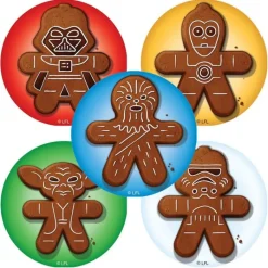 Christmas | Character Stickers<SmileMakers Star Wars: Gingerbread Stickers - from