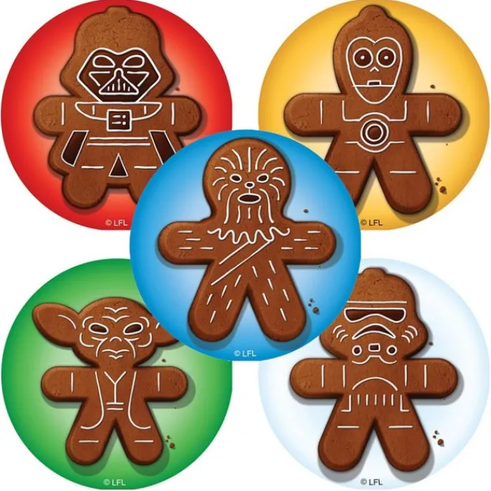 Christmas | Character Stickers<SmileMakers Star Wars: Gingerbread Stickers - from