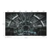 Wall Decals<SmileMakers Star Wars Millennium Falcon Wall Mural - Office Décor from