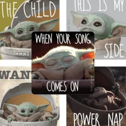 Character Stickers<SmileMakers Star Wars The Mandalorian: The Child Stickers - Stickers from