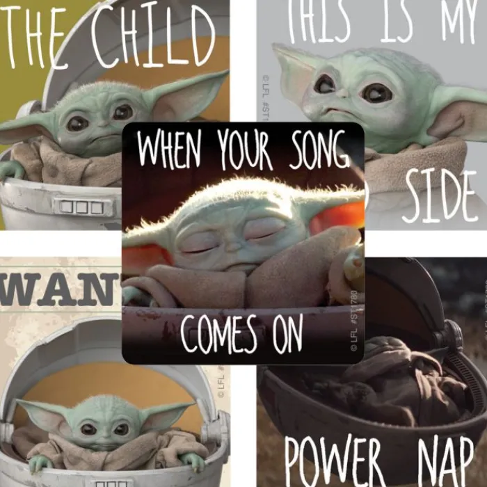 Character Stickers<SmileMakers Star Wars The Mandalorian: The Child Stickers - Stickers from