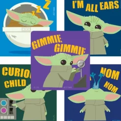 Character Stickers<SmileMakers Star Wars The Mandalorian:The Child Art Style Stickers - Stickers from