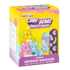 Bandages | Medical Practice Essentials<First Aid Stat Strip® Care Bears Bandages - Bandages from SmileMakers