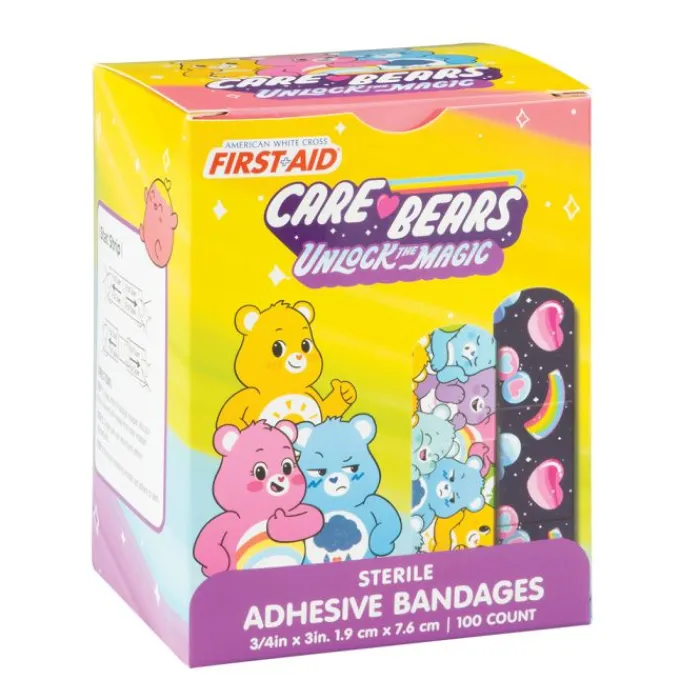 Bandages | Medical Practice Essentials<First Aid Stat Strip® Care Bears Bandages - Bandages from SmileMakers