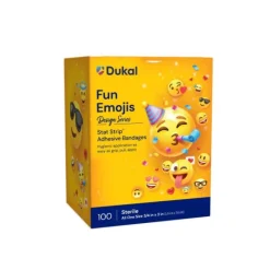 Bandages | Medical Practice Essentials<First Aid Stat Strip® Emoji Bandages - Case - Bandages from SmileMakers