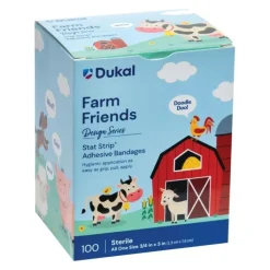 Bandages | Medical Practice Essentials<SmileMakers Stat Strip® Farm Friends Bandages - Bandages from
