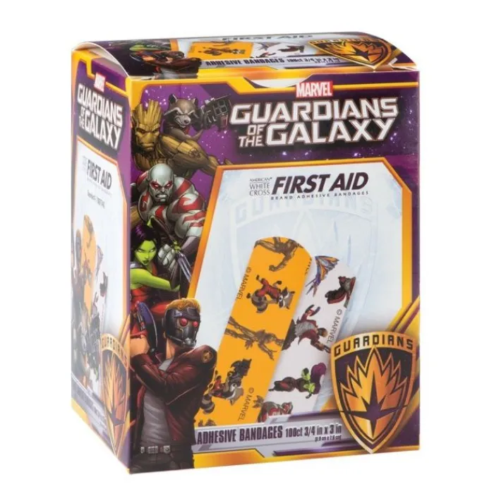 Bandages | Medical Practice Essentials<First Aid Stat Strip® Guardians of the Galaxy Bandages - Bandages from SmileMakers