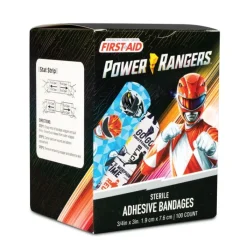 Bandages | Medical Practice Essentials<SmileMakers Stat Strip® Power Rangers Bandages - Bandages from