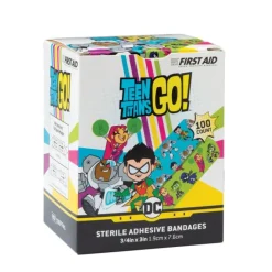 Bandages | Medical Practice Essentials<First Aid Stat Strip® Teen Titans Go! Bandages - Bandages from SmileMakers