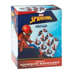 Bandages | Medical Practice Essentials<First Aid Stat Strip® Ultimate Spider-Man Bandages - Case - Bandages from SmileMakers