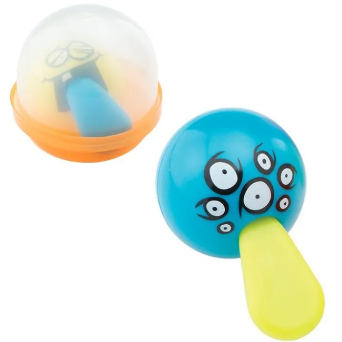 Toys<SmileMakers Stretchy Tongue Tuggers in 2'' Capsules- capsule toys from