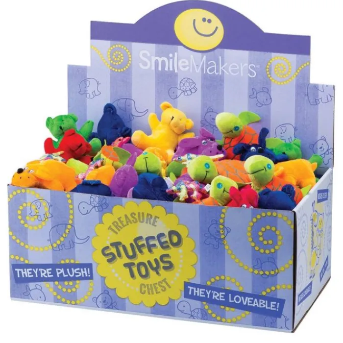 Toy Treasure Chests | Safety Tested For All Ages<SmileMakers Stuffed Toy Treasure Chest - Deluxe Treasure Chests from