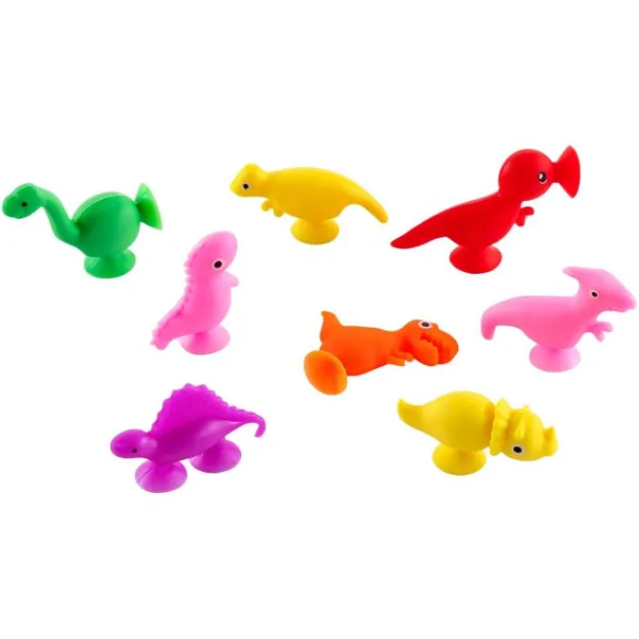 Figurines | Toys<SmileMakers Suction Cup Dinosaurs - Fun Toys from