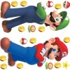 Wall Decals<SmileMakers Super Mario Luigi & Mario Giant Wall Decals - Office Décor from