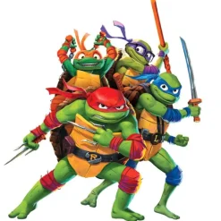 Wall Decals<SmileMakers Teenage Mutant Ninja Turtles Mutant Mayhem Group Giant Wall Decals - Office Décor from