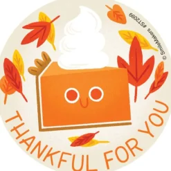 Thanksgiving | Other Fun Stickers<SmileMakers Thankful For You Stickers - Stickers from
