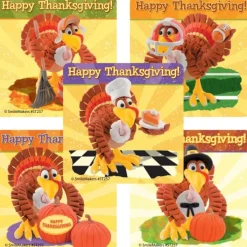 Thanksgiving | Other Fun Stickers<SmileMakers Thanksgiving Turkey Stickers - Thanksgiving Stickers from