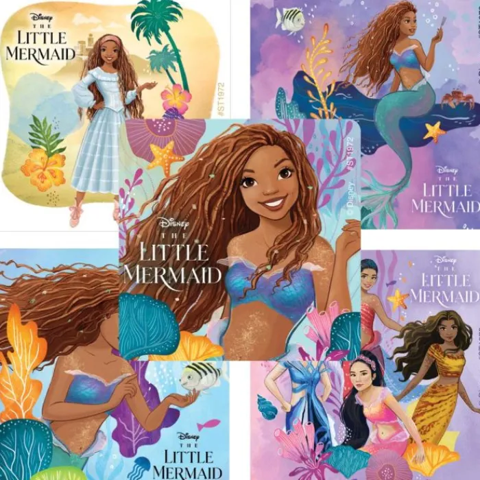 Disney Stickers | Character Stickers<SmileMakers The Little Mermaid: Live Action Stickers - Stickers from