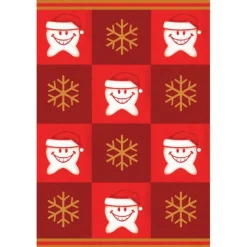 Christmas<SmileMakers Tooth & Snowflake Greeting Cards – Dental Greeting Cards -