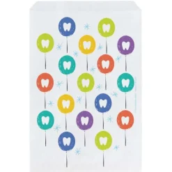 Take Home Bags | Take Home Bags<SmileMakers Tooth Balloon Paper Bags - Take Home Bags from