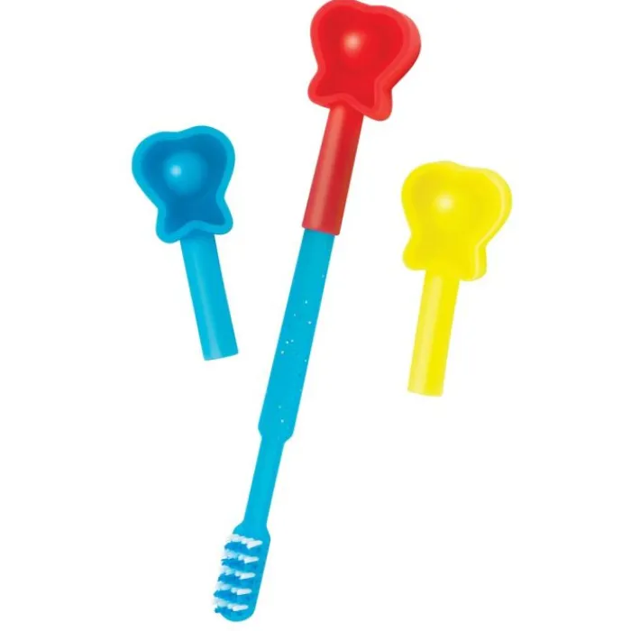 Dental Themed Prizes | Toys<SmileMakers Tooth Fidget Popper Pencil Toppers - Erasers & Pencil Toppers from