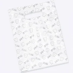 Take Home Bags | Take Home Bags<SmileMakers Tooth Scatter Print Bags - Scatter Dental Bags from