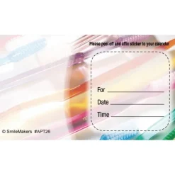 Appointment Cards<SmileMakers Toothbrushes Appt Cards - Standard Appointment Cards from