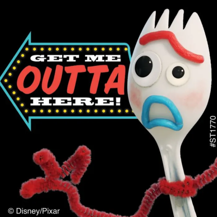 Disney Stickers | Character Stickers<SmileMakers Toy Story 4 Forky Stickers - Stickers from
