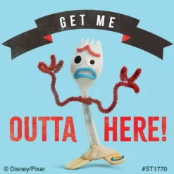 Disney Stickers | Character Stickers<SmileMakers Toy Story 4 Forky Stickers - Stickers from