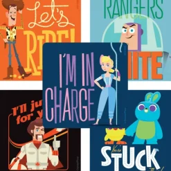 Disney Stickers | Character Stickers<SmileMakers Toy Story 4: Toon Stickers - Stickers from
