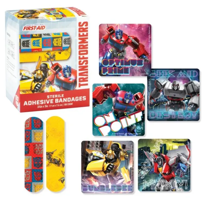 Bandages | Medical Practice Essentials<SmileMakers Transformers Bandage Bundle - Stickers from
