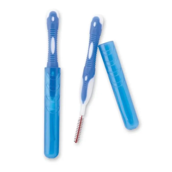 Toothbrushes | Dental Practice Essentials<OraLine 72 Travel interproximal brush Cyliner - travel toothbrushes from Smilemakers