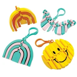 Fidget & Distraction Toys | Fidget & Distraction<SmileMakers Trendy Articulating Backpack Pulls - Backpack Pulls from
