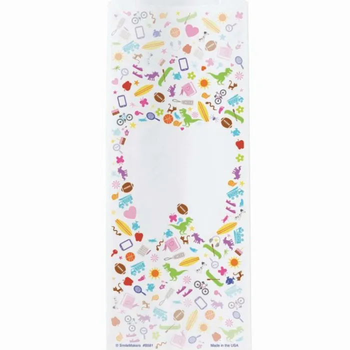 Take Home Bags | Take Home Bags<SmileMakers Trinkets Tooth Paper Bags - Take Home Bags from