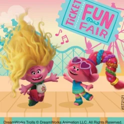 Stickers | Character Stickers<SmileMakers Trolls Fun Fair Surprise Stickers - Stickers from